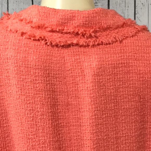 Giorgio Fiorlini textured blazer jacket 1 button closure inside lined pockets - Picture 6 of 8